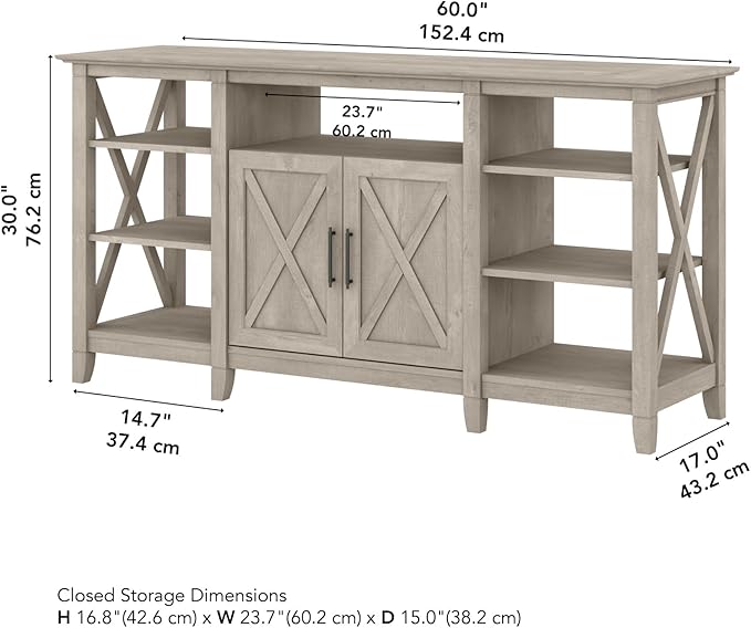 Bush Furniture Key West Tall TV Stand - Image 3