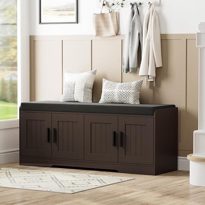 2-Tier Storage Bench, Shoe Bench by Homleke