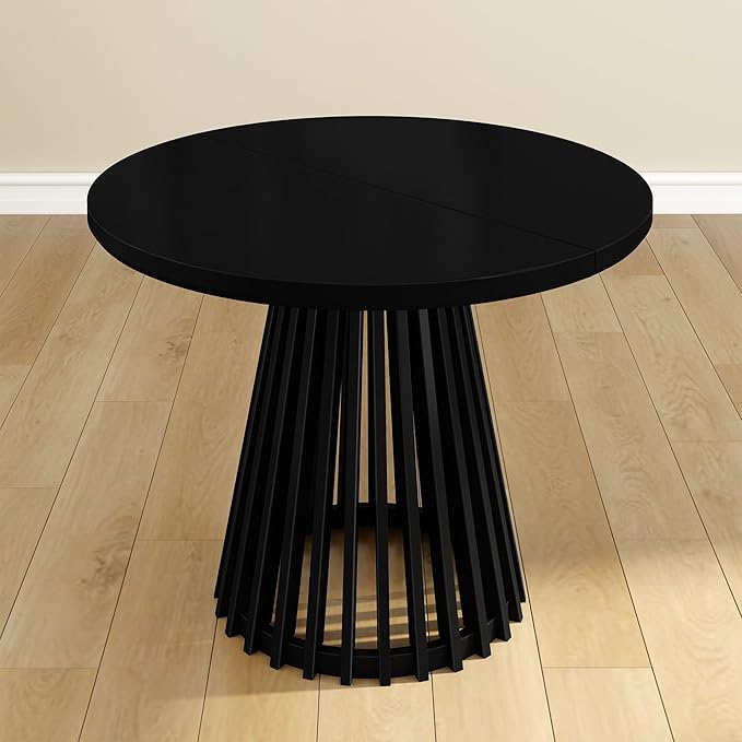 Plank+Beam Lido Round Dining Table, Minimalist Kitchen Table - Image 7