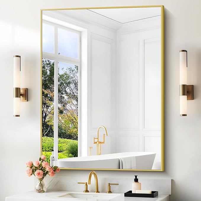 36x48inch Bathroom Mirror, Large Rectangular Wall Mirrors - Image 2
