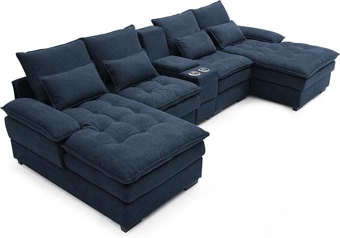 KEIKI 130" U-Shaped 6 seat Sofa - Image 5