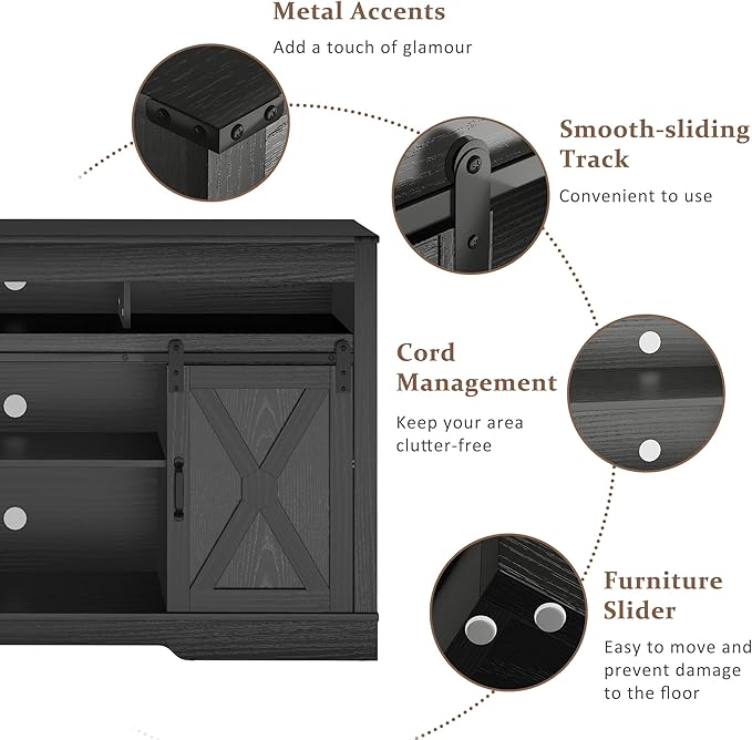 RoyalCraft Farmhouse TV Stand - Image 4