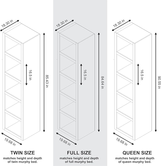 Oakland Living Grey 84-in Tall Wooden Bookcase Shelf - Image 3