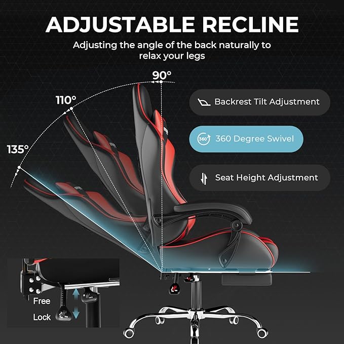 GTPLAYER Gaming Chair, Computer Chair - Image 7