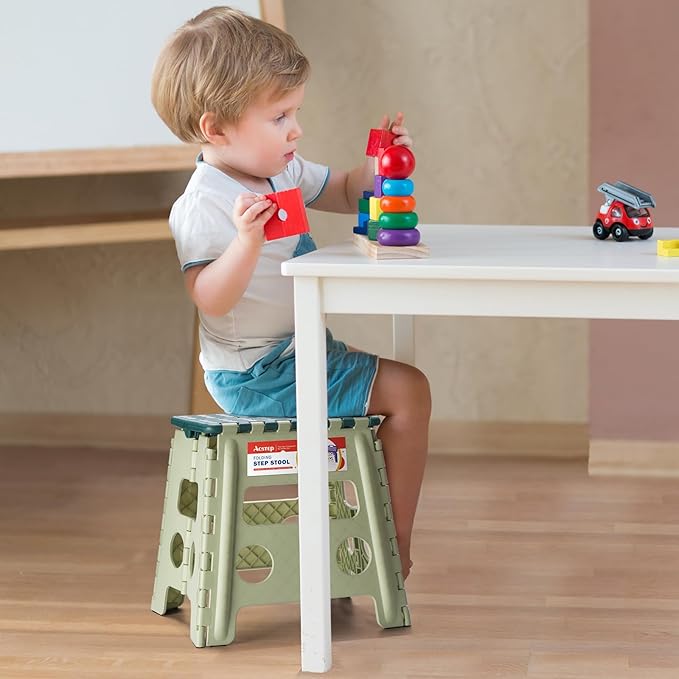 ACSTEP 13 Inch Folding Step Stool, Foldable Step Stools - Image 2