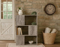 GHC 3 Tier Bookshelf, Wood Decorative Storage Shelving, Modern Freestanding by GHC
