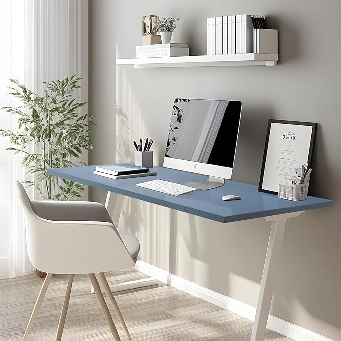 Kaboon 55x27.5 in Tabletop, Wood Desktop One Piece Standing Desk Top Only - Image 4