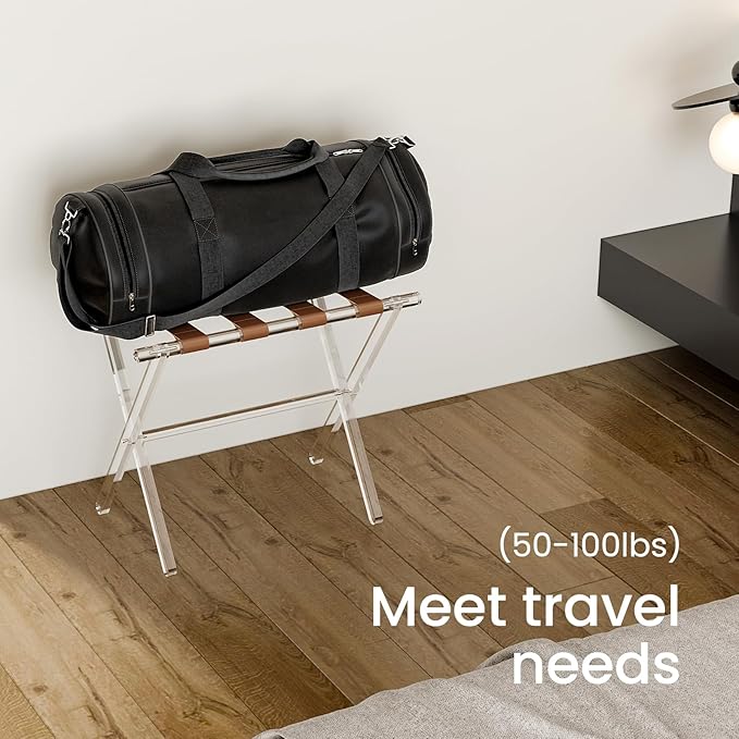 Sumerflos Acrylic Luggage Rack for Guest Room - Image 5