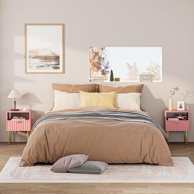 Nightstand, Modern Bedside Table - Image 7