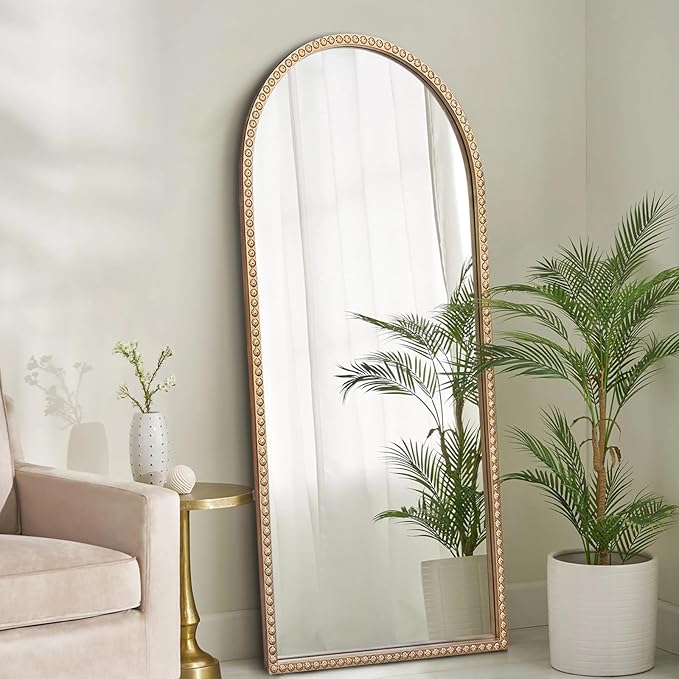 Gold Arched Mirror, Decorative Accent Mirror by DAOYIJIAJUMirrortakesyouintoanelegantworld