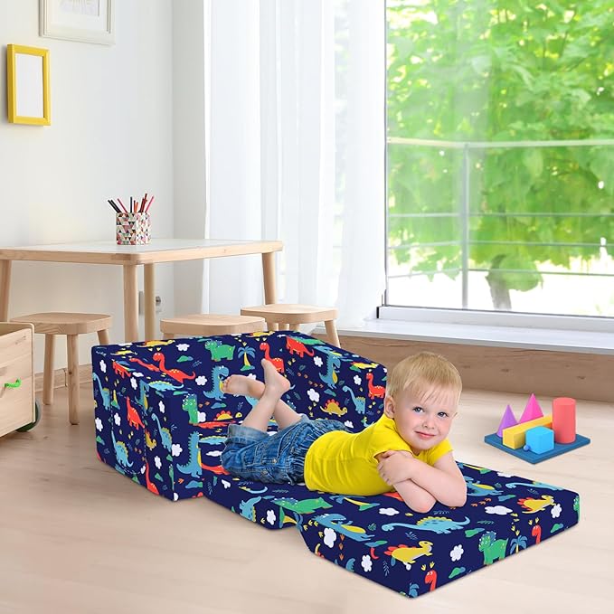 Kids Couch Convertible Sofa to Lounger - Image 4