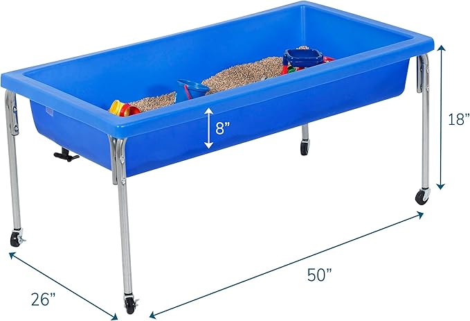 Children's Factory Sensory Sand and Water Activity Table and Lid Set - Image 3