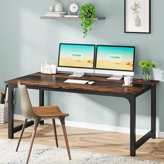Tribesigns Modern Computer Desk, 63 x 31.5 inch Large Office Desk Computer - Image 2