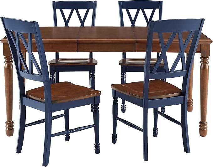 Crosley Furniture Shelby 5-Piece Traditional Dining Table Set - Image 2
