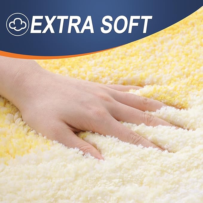OLANLY Bathroom Rug Mat 24x16, Extra Soft and Absorbent Microfiber Bath Rugs - Image 3