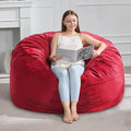 Hobestluk 4FT Bean Bag Chair Giant Bean Bag Chairs by YourHomeDeservesMore