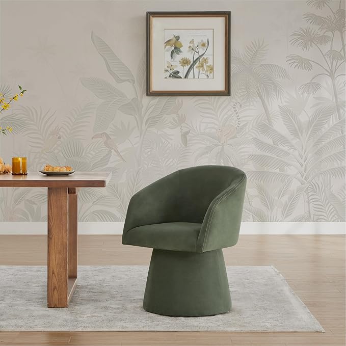Swivel Dining Chairs Modern Accent Armchair Side Deskchair - Image 10