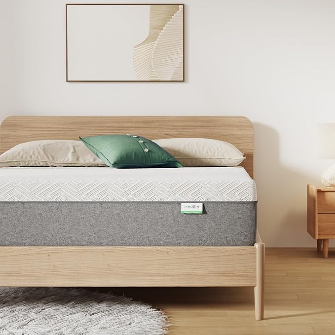 Novilla Twin Mattress 6 Inch, Gel Twin Memory Foam Mattressess in a Box by Novilla