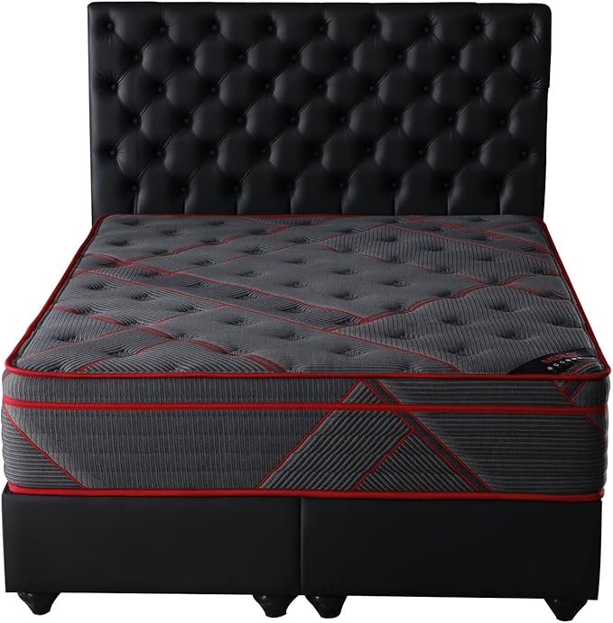 Ottomanson Twin 13" Luxury Black Eurotop Mattress - Image 4