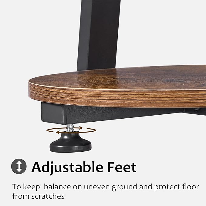 BEWISHOME Round End Table Side Table - Image 6