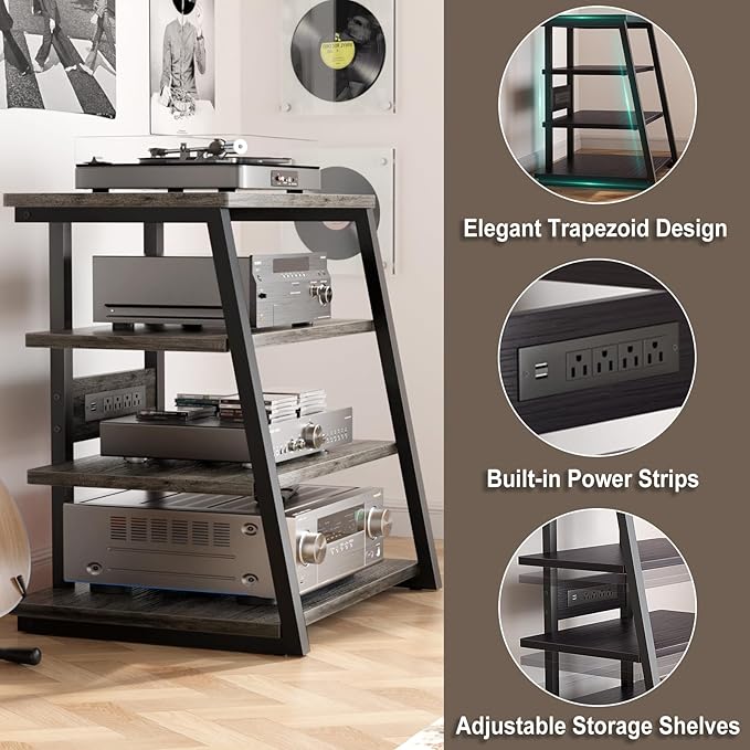 Armocity 4-Tier AV Media Stand - Image 4