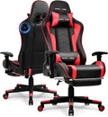 GTPLAYER Gaming Chair with Bluetooth Speakers, Adjustable Backrest and Height by GTPLAYER