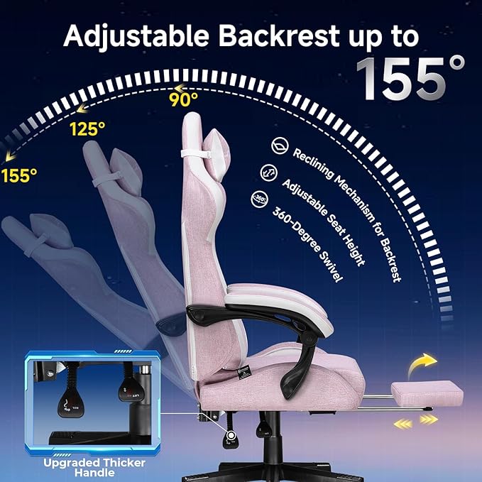 GTPLAYER Gaming Chair, Video Game Chairs - Image 4