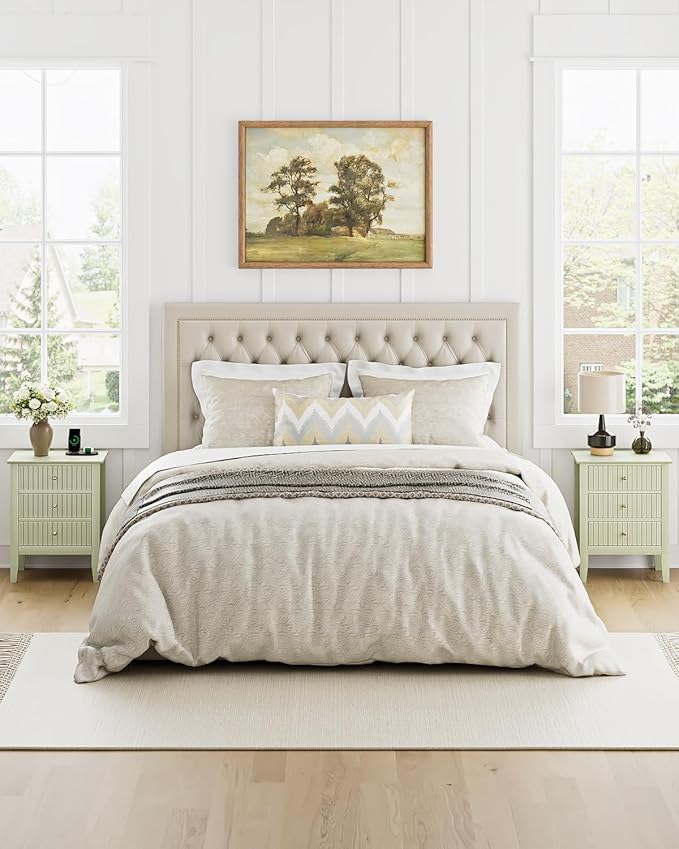 Fluted Nightstand, Farmhouse Night Stand - Image 8