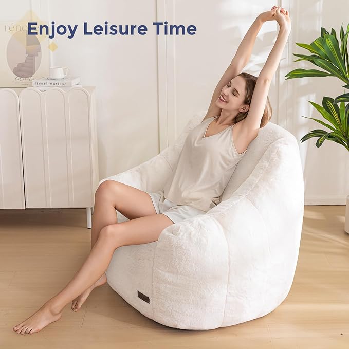 MAXYOYO Bean Bag Chair, Comfy Bean Bag Sofa - Image 8