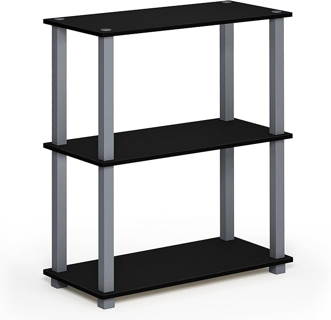 Furinno Turn-S-Tube 3-Tier Compact Multipurpose Shelf Display Rack - Image 5
