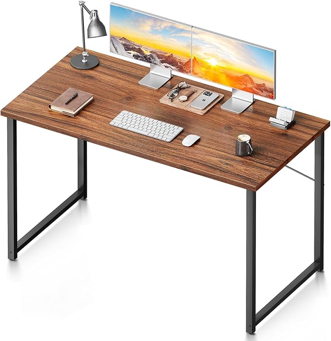 Coleshome 48 Inch Computer Desk, Modern Simple Style Desk by Coleshome