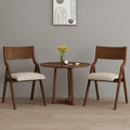 Folding Dining Chairs Set of 2, Upholstered Kitchen Chair by FAVSH