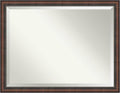 Amanti Art Brown Bathroom Mirror by AmantiArt
