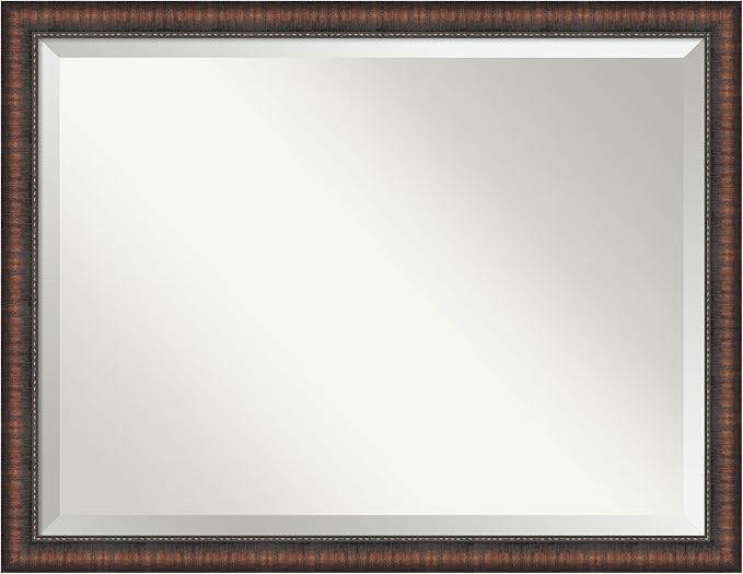 Amanti Art Brown Bathroom Mirror by AmantiArt
