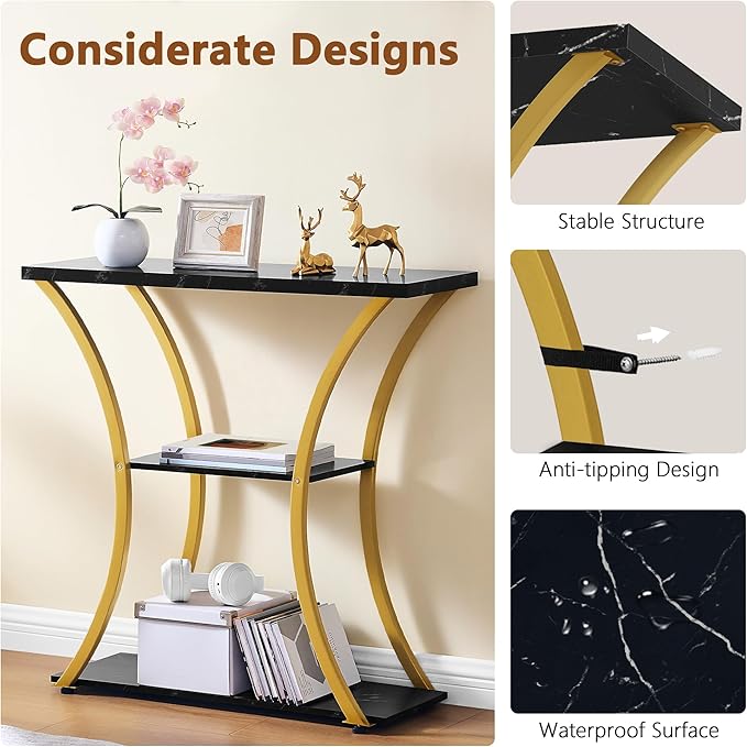 Hoctieon 3 Tier Console Table - Image 8