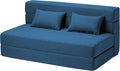 Folding Sofa Bed with Pillows- Convertible Chair Floor Couch & Sleeping Mattress by SUYOLS