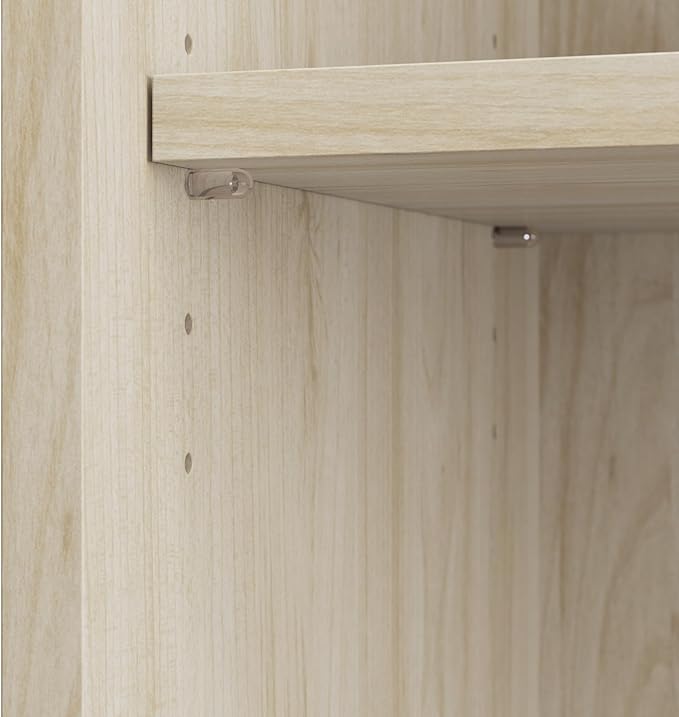 Bush Business Furniture Studio C Tall 5 Shelf Bookcase in Natural Elm, Large - Image 7