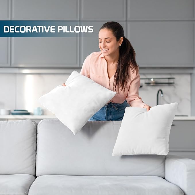 Utopia Bedding Throw Pillows, 17 x 17 Inches Pillows - Image 3