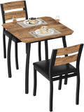 Small Dining Table Set for 2, 3-Piece Kitchen Table Set by IDEALHOUSE