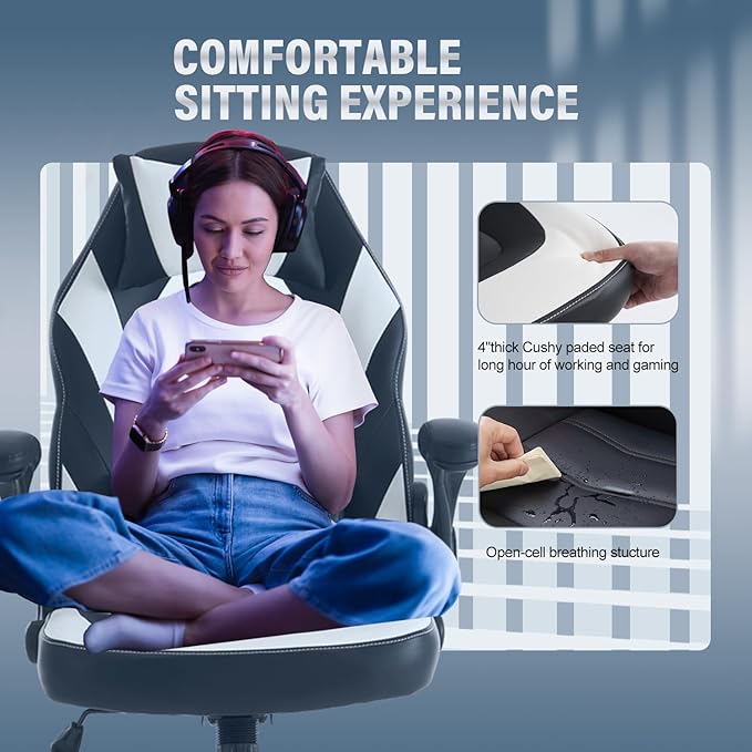 OLIXIS Computer Gaming Desk Chair - Image 7