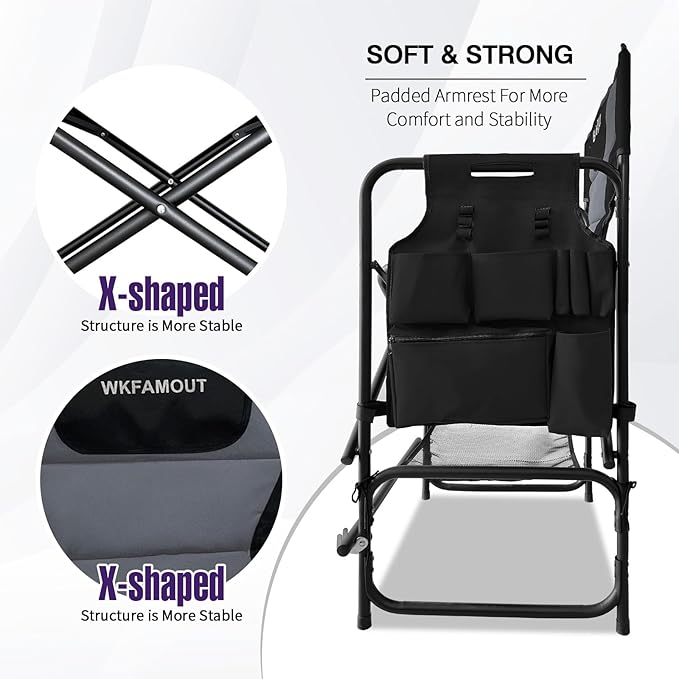 Tall Folding Directors Chair - Image 6