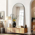 Arched Bathroom Mirror, Wall Mounted Mirror, Living Room, Hanging or Leaning by GLASHOM