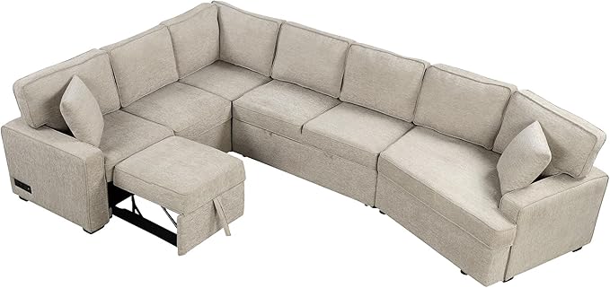 126" Extra Large Pull-Out Sofa Bed - Image 14