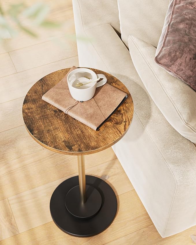 Masupu Drink Table, Round Side Table - Image 4
