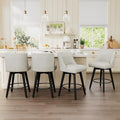 Vipbear Swivel Counter Height Bar Stools Set of 4, 26.8" H Counter Stools by VipbearLiving
