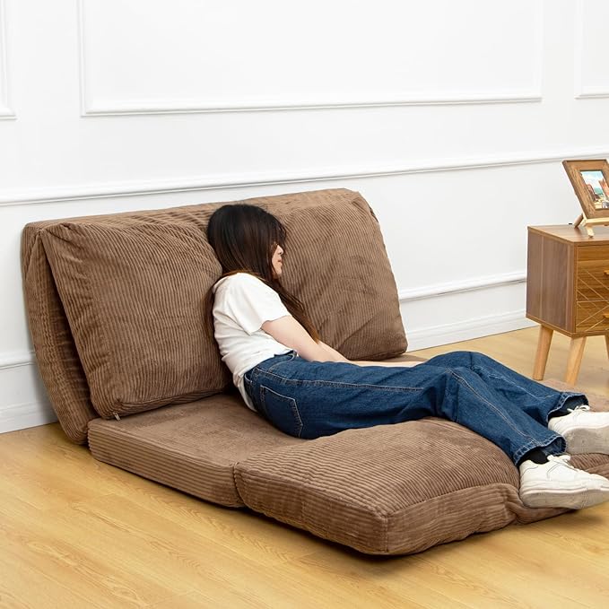 N&V Folding Matress Sofa Bean Bag Bed, Foam Filling Folding Matress Sofa - Image 3
