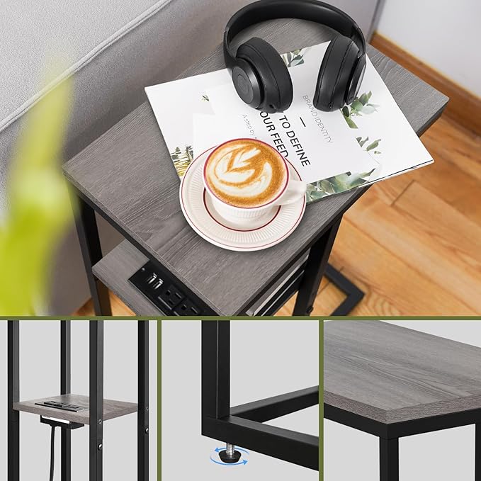 Yoobure LED C Shaped End Table - Image 7