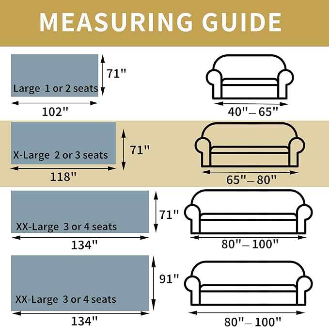 Non Slip Sofa Covers Couch Covers - Image 5