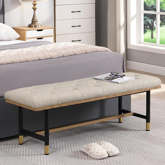 Shoe Bench Entryway, End of Bed Bench, Bench - Image 5