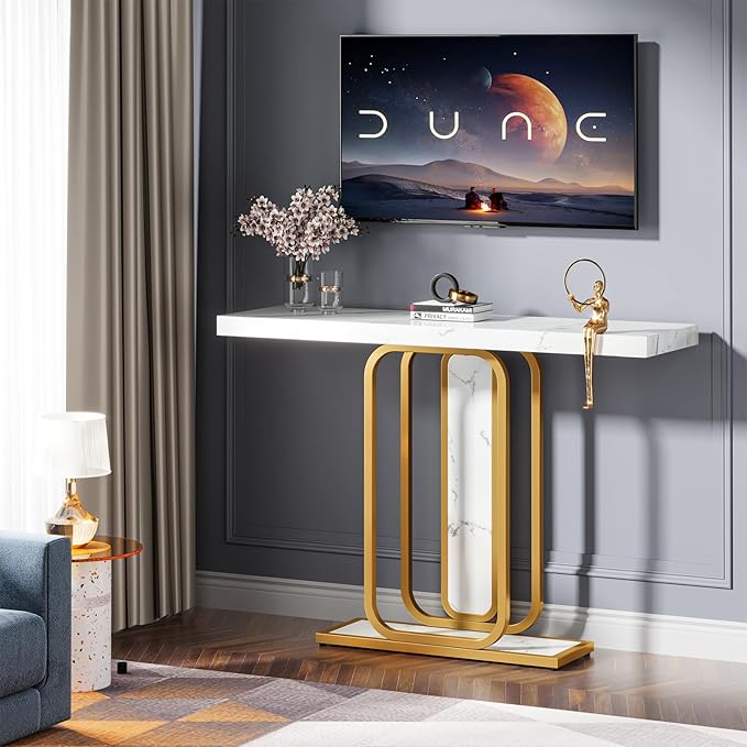 LITTLE TREE Modern Entryway Console Table - Image 4
